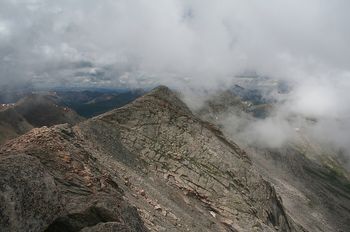 Вид с вершины горы Эванс