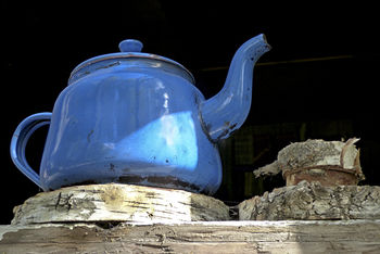 синий чайник