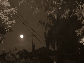 The Moon and chimney