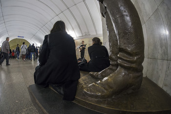 Благородные слушатели Московского метро