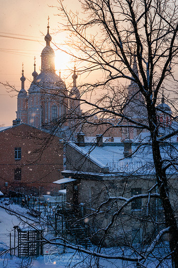 Андреевский собор зимой