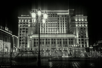 Из альбома Черно белые города..Московский нуар..