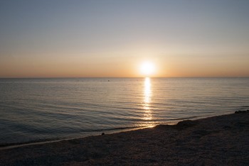 Азовское море. Закат.
