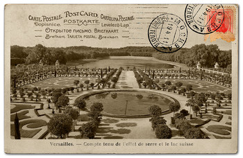 Версаль. Вид на оранжерею и Швейцарское озеро