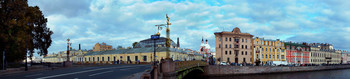 Пантелеймоновский мост с видом на Академию Штиглица