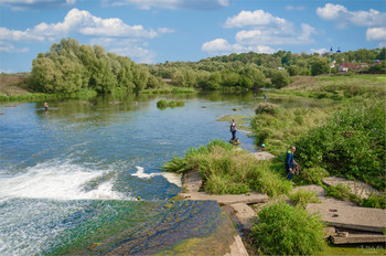 Рыбалка на реке Осётр