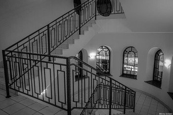 Лестница в гостинице Достоевский
