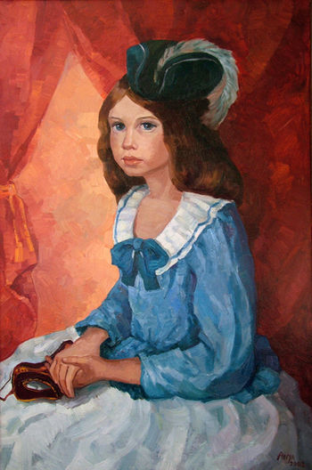 After a Masquerade (Nastya's portrait)