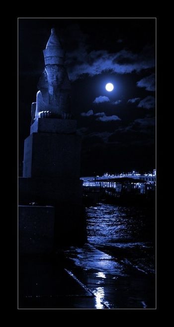 Лунная ночь над Невой