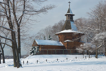 Деревянная церковь в Коломенском