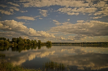September evening over the lake