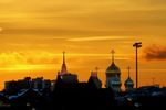 Ольга  : Силуэтное небо Москвы 