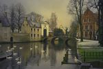Johny Hemelsoen : Winter in Bruges. 