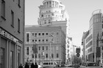 Николай Остапишин : ул. Красина (b&w) 