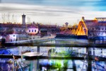 София Познякова : кафе на крыше вечером как то... 