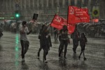 ANNA PAVLIKOVSKAYA : Дух Победы!! Шествие Бессмертного полка под ливнем 9 мая в Москве 