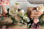 Sweetsn petals : Arranging a bowl of flowers can give a sense of quiet in a crowded day - like writing a poem or saying a prayer. 