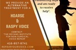 repairyour voice : How To Fix A Hoarse Voice Via The Royans Institute For Non-Surgical Voice Repair, Embarking Onto Our Specially Designed Non-Surgical Voice Repair Program 