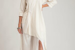 Kahani Lush : Casual Wear - Pataudi Textured Rayon Overlap Kurta - Kahani Lush 