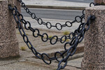 Андрей Панин : The old chain link fence of the Neva embankment. 