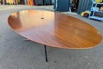 Myused Furniture : Knoll Inc Boardroom Table with Chrome Base 