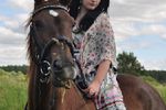 Наталья Густова : With a horse 