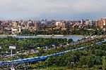 Владимир Осинцев : Панорама метромоста 